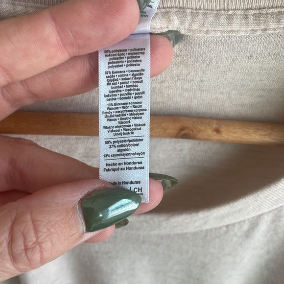 AMERICAN APPAREL || Tri-Blend Slim Fit Crewneck TriCreole Pink Size Small - Picture 10 of 13